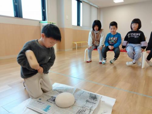 1月14日:お餅が開くかな！？