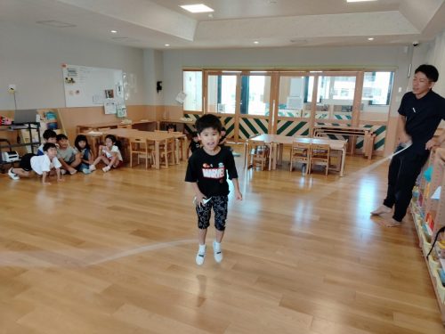 9月1日：今日のチャンピオン！96回跳べました！