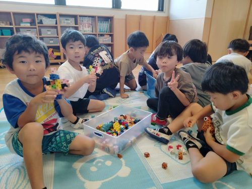 9月1日：ブロッキューで遊びました。