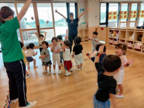 9月16日：『えがおのまほう』を踊ったよ！上手に踊れたね☆