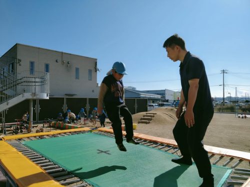 11月20日：腰落ちです。足以外で着地は少し怖いね！