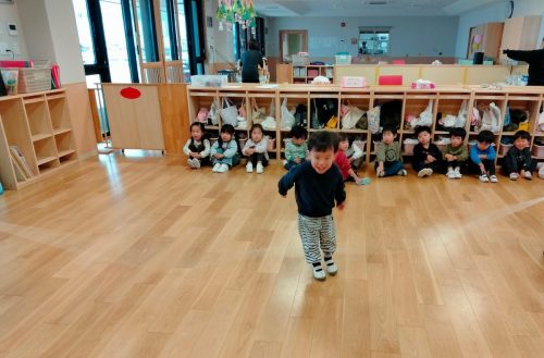 12月17日：みんなに応援してもらいながらたくさんピョンピョン出来たね✨