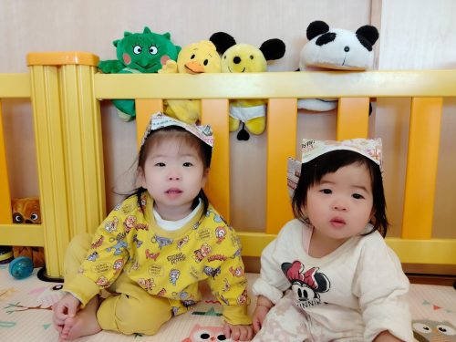 12月22日：お人形さんも可愛いひよこ組さんを見てくれてたね♡