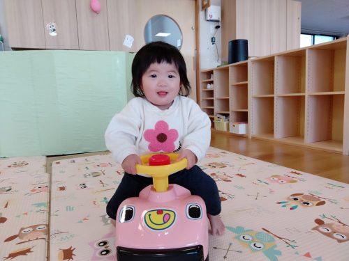 12月23日：楽しみにしていた車に乗れて笑いが止まらないよ～(*´▽｀*)