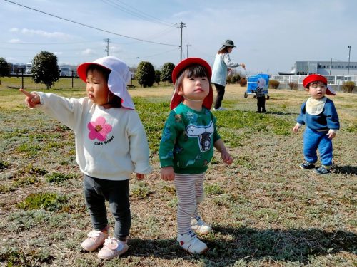 3月9日：大きなシャボン玉あっちにとんでったね(⌒∇⌒)