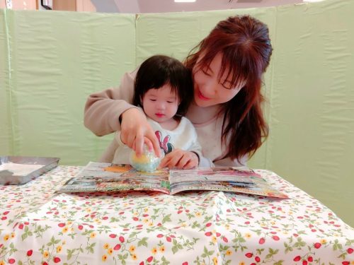 3月13日：昨日緑地へ行って見つけたつくしの製作をしたよ(*^▽^*)