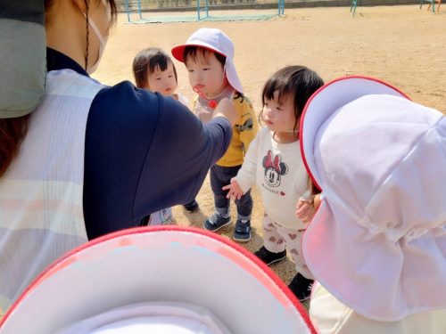 3月23日：シャボン玉をして遊んだよ(*^▽^*)