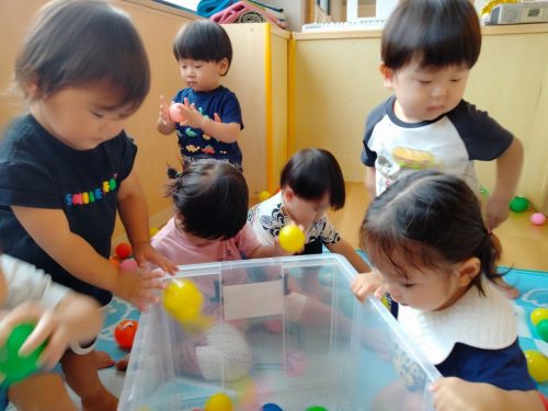 8月26日：最後にはお片付けが上手にできたね♪