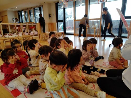 3月10日：何の動物さんかな？「いないいない～」