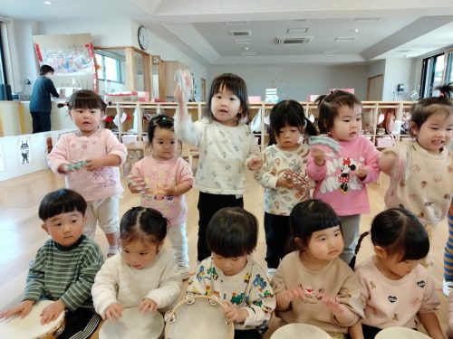3月11日:楽器遊びをしたよ♪