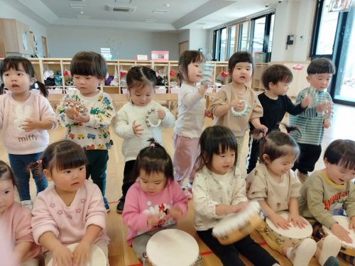 3月11日:好きなように鳴らしてみたよ！きれいな音だったね♪