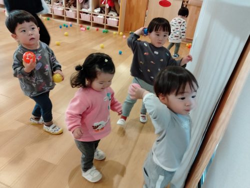 3月12日：至近距離からもバイキンマンに向かって投げれたね！