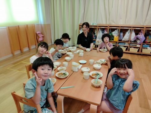 7月8日：たくさん食べるぞ～～～！！