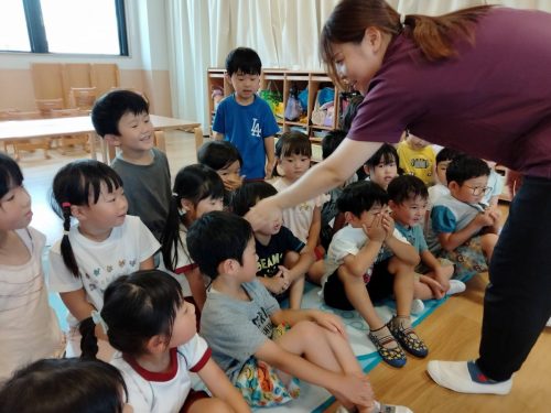 7月10日：においをかいでいる所です。