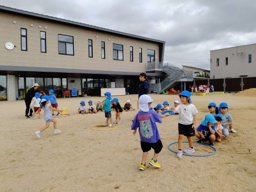 10月14日：リレーをしました。