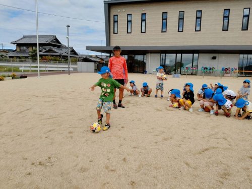 10月15日：最後にサッカーもしました！