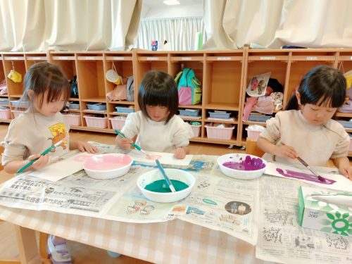 3月9日：筆でハートの絵を描いたよ♡