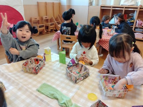 3月12日：魚やハート、花、三角など色々あったね♬