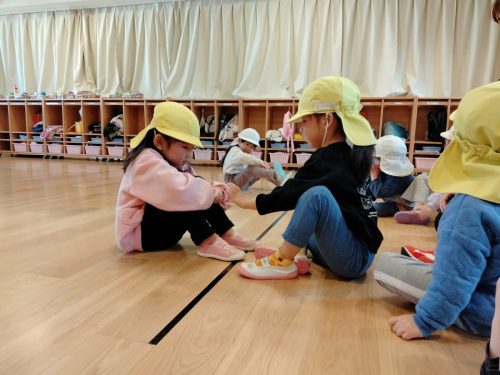 3月12日：お友達にバトンタッチ！