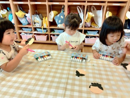 6月30日：「みてみて！」とお話しながら完成させました！