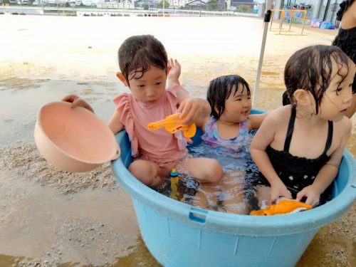 7月2日：みんな入ってギューギューだね♪