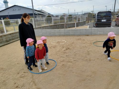 3月13日：お友達に「ここだよー！」と教えてあげれたね✨