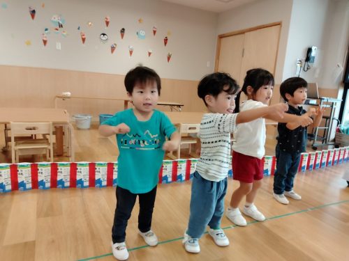 10月20日：みんな大好きな『うらじゃ』も踊ったよ( *´艸｀)　元気よく「やー！やー！」