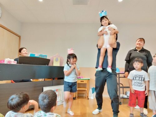 5月30日：先生には高い高いをしてもらいました。